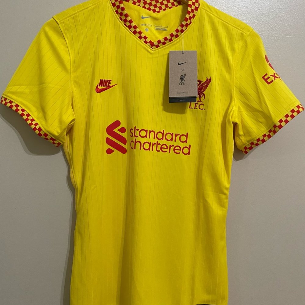 Nike Liverpool FC 2021/2022 Stadium 3rd Jersey DB6227-704 $90 Women's Size NEW